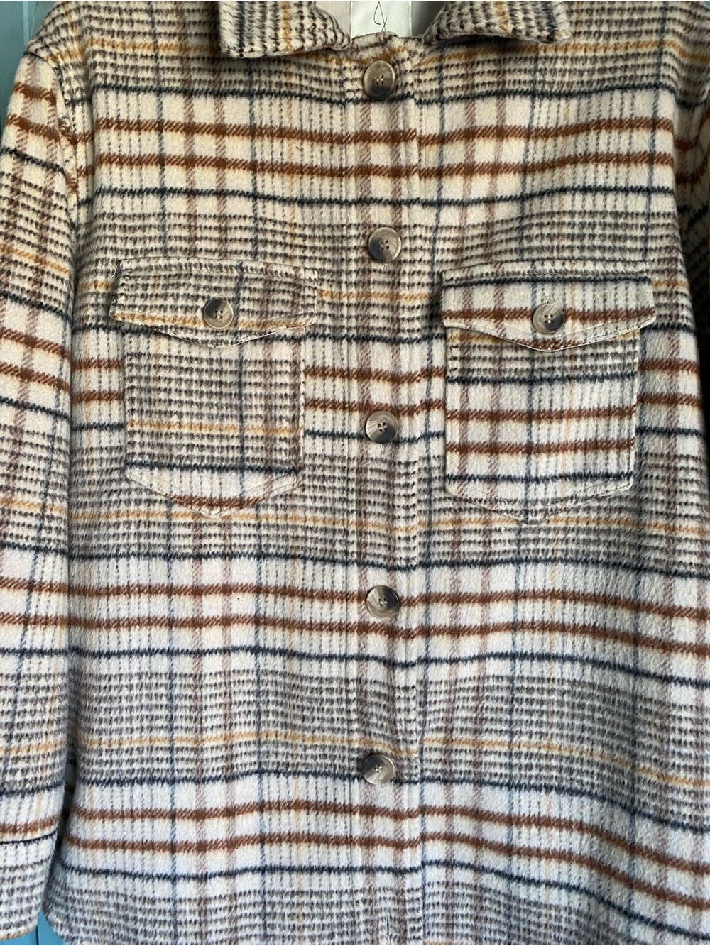 Plaid Shacket Jacket - Picture 2 of 4